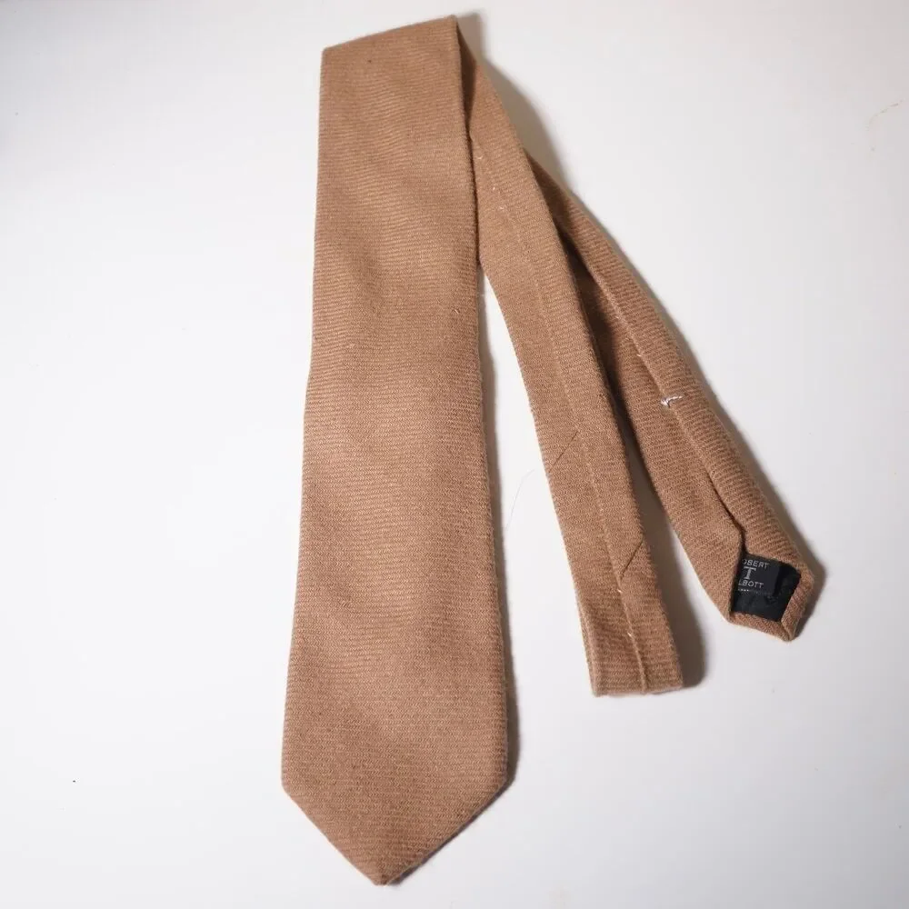 Robert Talbott Cashmere Tie Brown Best in Class Bond Street